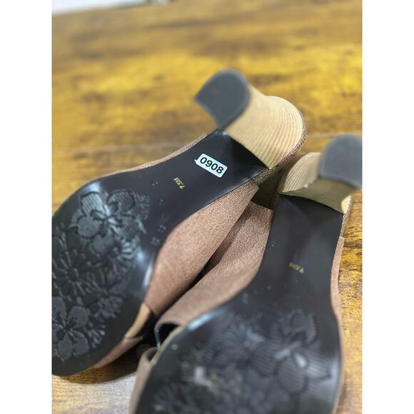 Vintage MUDD women sz 7.5 Kinsey strappy y2k teen spirit heeled sandal 0908 - Picture 9 of 9